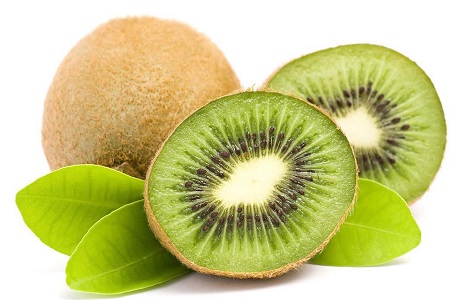 eating kiwifruit