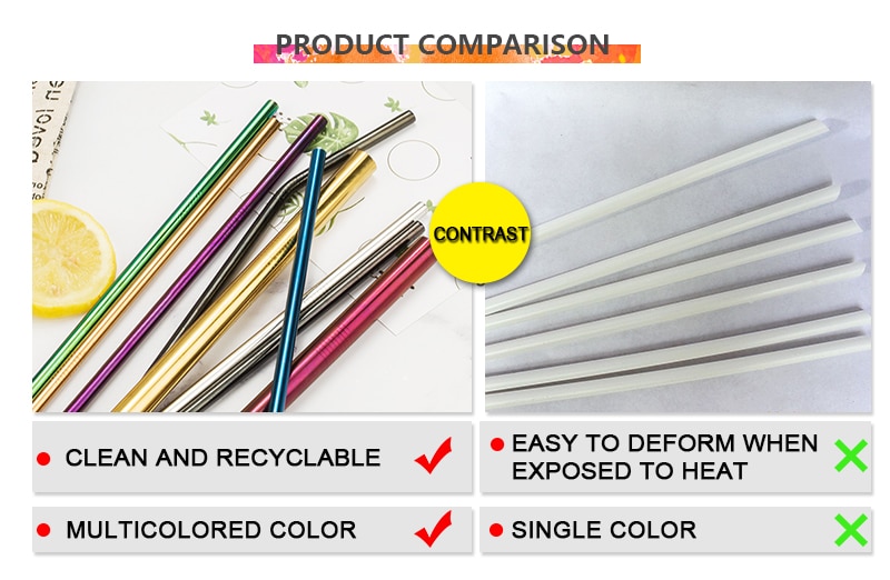 14 pcs Metal Reusable 304 Stainless Steel Straws Straight Bent Drinking Straw With Case Cleaning Brush Set Party Bar accessory 14 pcs Metal Reusable 304 Stainless Steel Straws Straight Bent Drinking Straw With Case Cleaning Brush Set Party Bar accessory