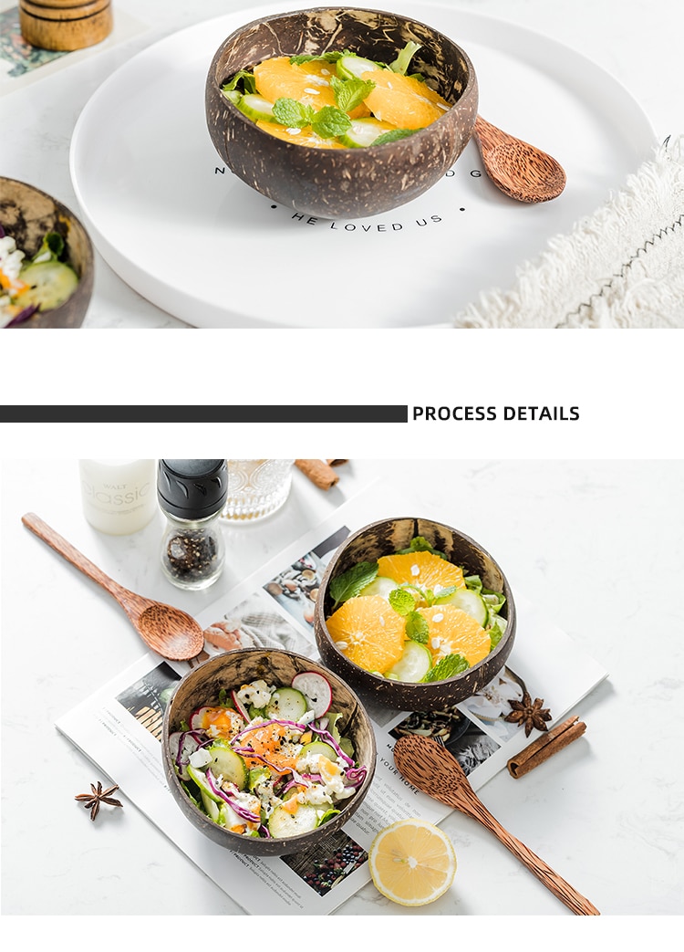 Creative Natural Coconut Wood Bowl Eco Friendly Fruit Salad Noodles Rice Ice Cream Wood Bowl Art Crafts Decoration Creative Natural Coconut Wood Bowl Eco Friendly Fruit Salad Noodles Rice Ice Cream Wood Bowl Art Crafts Decoration