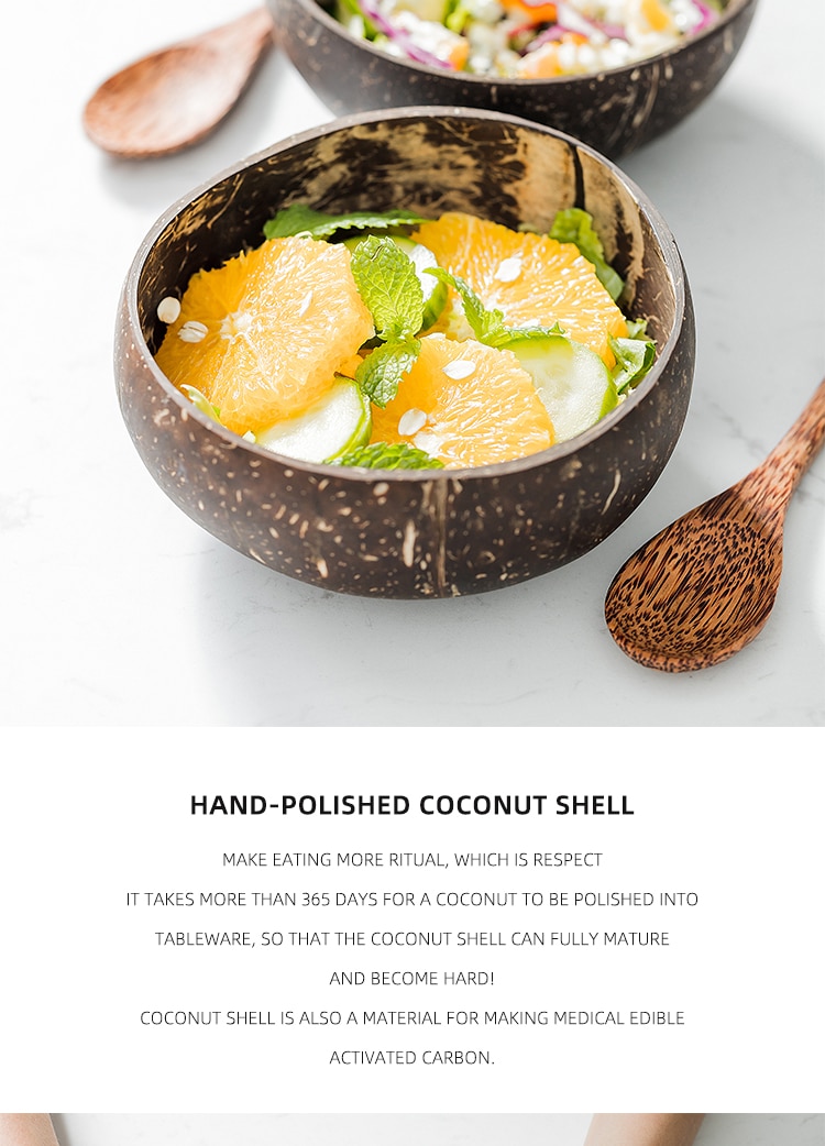 Creative Natural Coconut Wood Bowl Eco Friendly Fruit Salad Noodles Rice Ice Cream Wood Bowl Art Crafts Decoration Creative Natural Coconut Wood Bowl Eco Friendly Fruit Salad Noodles Rice Ice Cream Wood Bowl Art Crafts Decoration