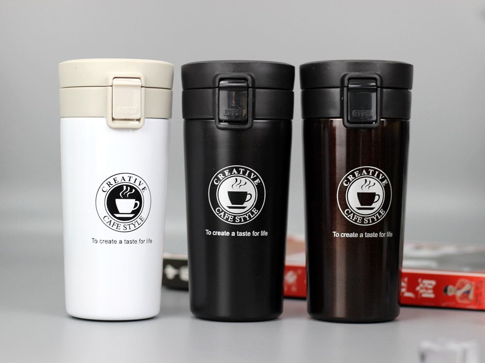 HOT Premium Travel Coffee Mug Stainless Steel Thermos Tumbler Cups Vacuum Flask thermo Water Bottle Tea Mug Thermocup HOT Premium Travel Coffee Mug Stainless Steel Thermos Tumbler Cups Vacuum Flask thermo Water Bottle Tea Mug Thermocup