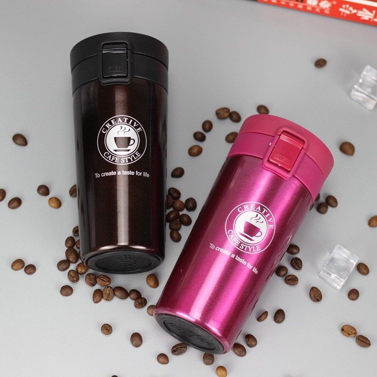 HOT Premium Travel Coffee Mug Stainless Steel Thermos Tumbler Cups Vacuum Flask thermo Water Bottle Tea Mug Thermocup HOT Premium Travel Coffee Mug Stainless Steel Thermos Tumbler Cups Vacuum Flask thermo Water Bottle Tea Mug Thermocup