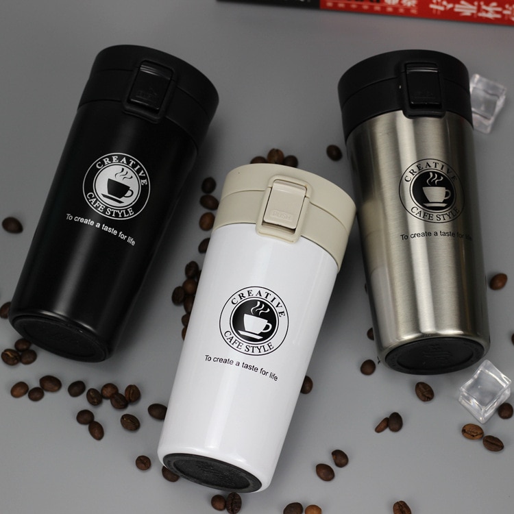 HOT Premium Travel Coffee Mug Stainless Steel Thermos Tumbler Cups Vacuum Flask thermo Water Bottle Tea Mug Thermocup HOT Premium Travel Coffee Mug Stainless Steel Thermos Tumbler Cups Vacuum Flask thermo Water Bottle Tea Mug Thermocup