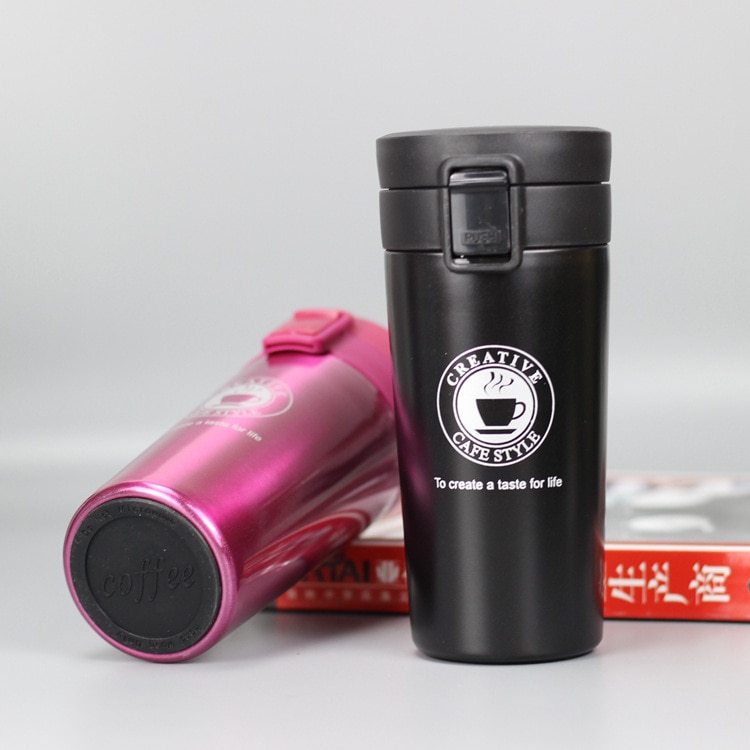 HOT Premium Travel Coffee Mug Stainless Steel Thermos Tumbler Cups Vacuum Flask thermo Water Bottle Tea Mug Thermocup HOT Premium Travel Coffee Mug Stainless Steel Thermos Tumbler Cups Vacuum Flask thermo Water Bottle Tea Mug Thermocup