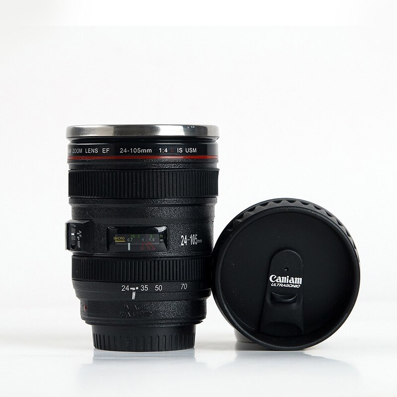 stainless steel SLR Camera EF24-105mm Coffee Lens Mug 1:1 scale caniam coffee mug creative gift stainless steel SLR Camera EF24-105mm Coffee Lens Mug 1:1 scale caniam coffee mug creative gift