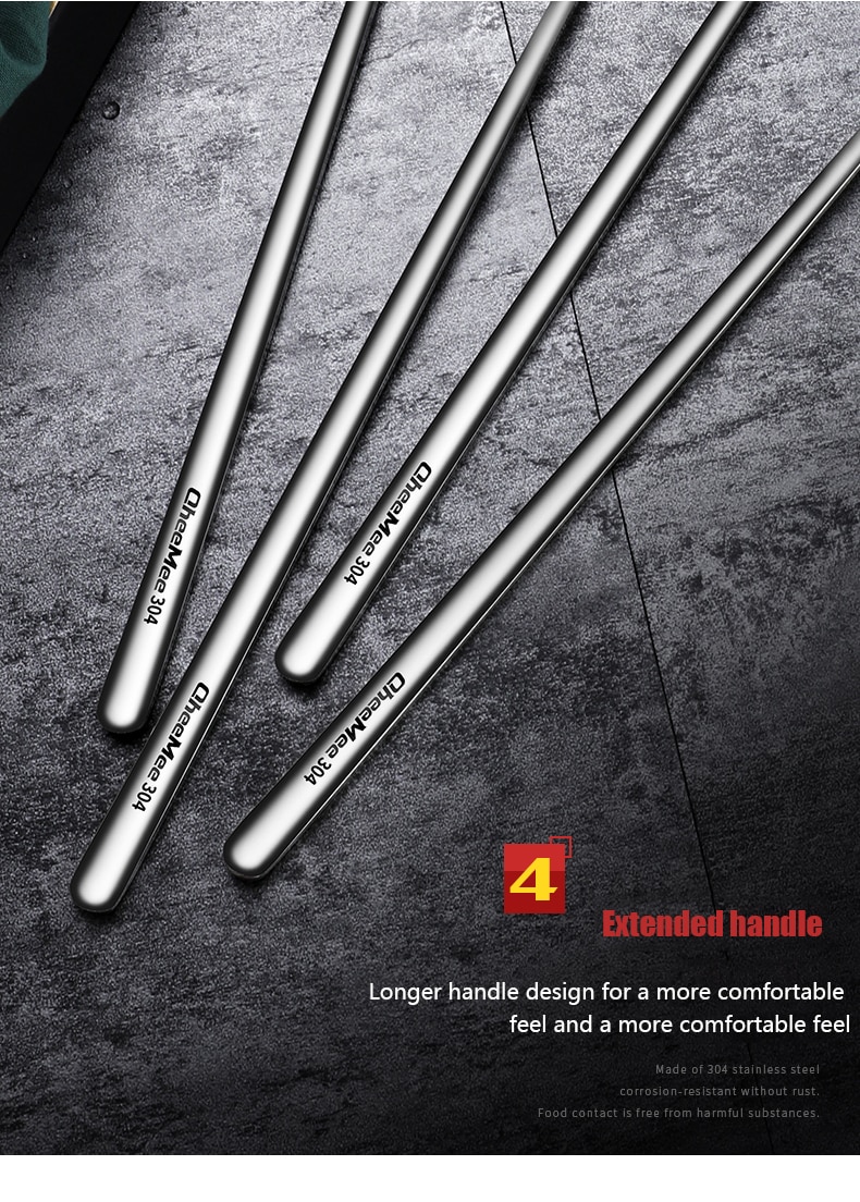 304 Stainless steel dinnerware set spoon tea spoon Dessert coffee ice cream spoons Kitchen accessories Bar tools new long handle 304 Stainless steel dinnerware set spoon tea spoon Dessert coffee ice cream spoons Kitchen accessories Bar tools new long handle