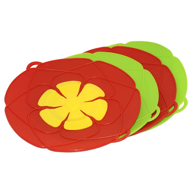 Silicone lid Spill Stopper Cover For Pot Pan Kitchen Accessories Cooking Tools Flower Cookware Utensil Silicone lid Spill Stopper Cover For Pot Pan Kitchen Accessories Cooking Tools Flower Cookware Utensil