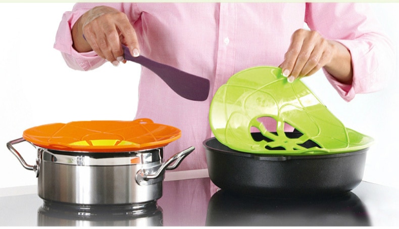 Silicone lid Spill Stopper Cover For Pot Pan Kitchen Accessories Cooking Tools Flower Cookware Utensil Silicone lid Spill Stopper Cover For Pot Pan Kitchen Accessories Cooking Tools Flower Cookware Utensil