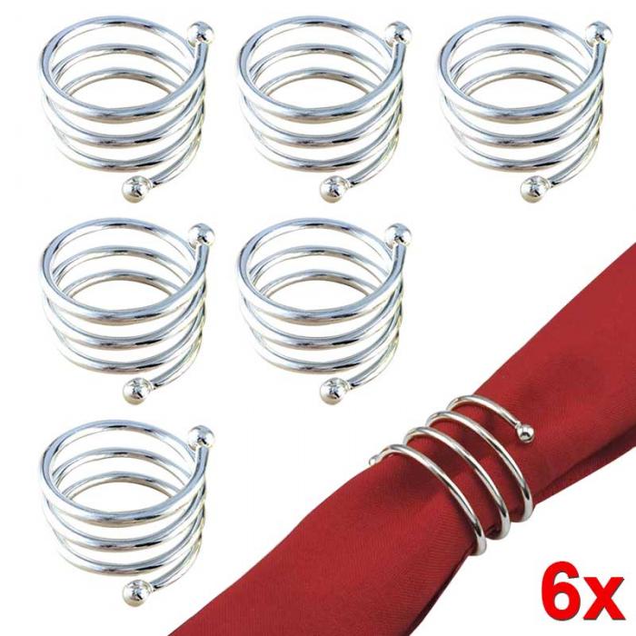 6pcs Serviette Rings Alloy Napkin Holder West Dinner Towel Napkin Ring Party Decoration Table Decoration Accessories Tool Hogard 6pcs Serviette Rings Alloy Napkin Holder West Dinner Towel Napkin Ring Party Decoration Table Decoration Accessories Tool Hogard