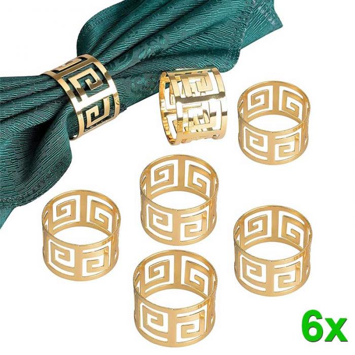 6pcs Serviette Rings Alloy Napkin Holder West Dinner Towel Napkin Ring Party Decoration Table Decoration Accessories Tool Hogard 6pcs Serviette Rings Alloy Napkin Holder West Dinner Towel Napkin Ring Party Decoration Table Decoration Accessories Tool Hogard