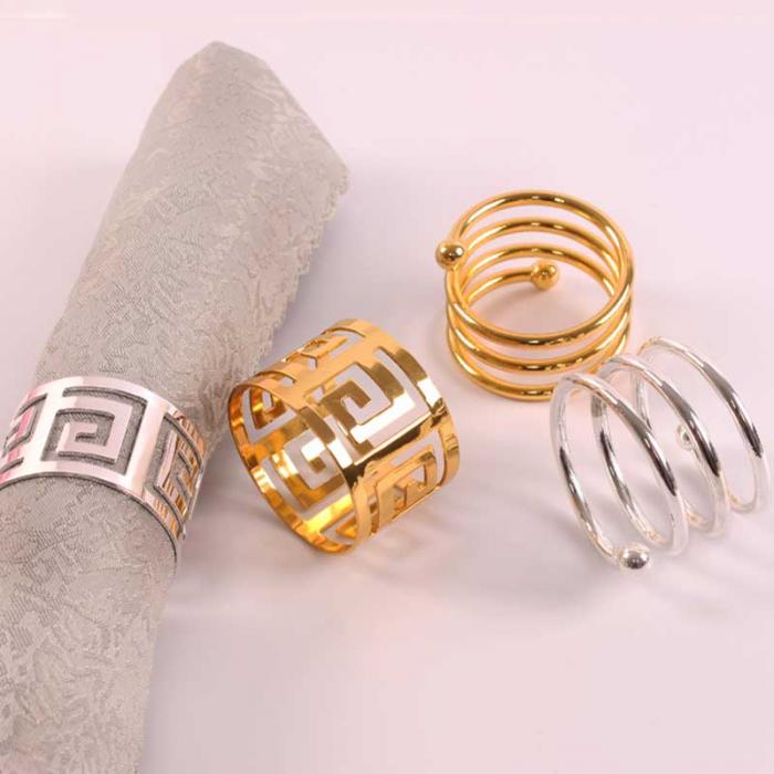 6pcs Serviette Rings Alloy Napkin Holder West Dinner Towel Napkin Ring Party Decoration Table Decoration Accessories Tool Hogard 6pcs Serviette Rings Alloy Napkin Holder West Dinner Towel Napkin Ring Party Decoration Table Decoration Accessories Tool Hogard