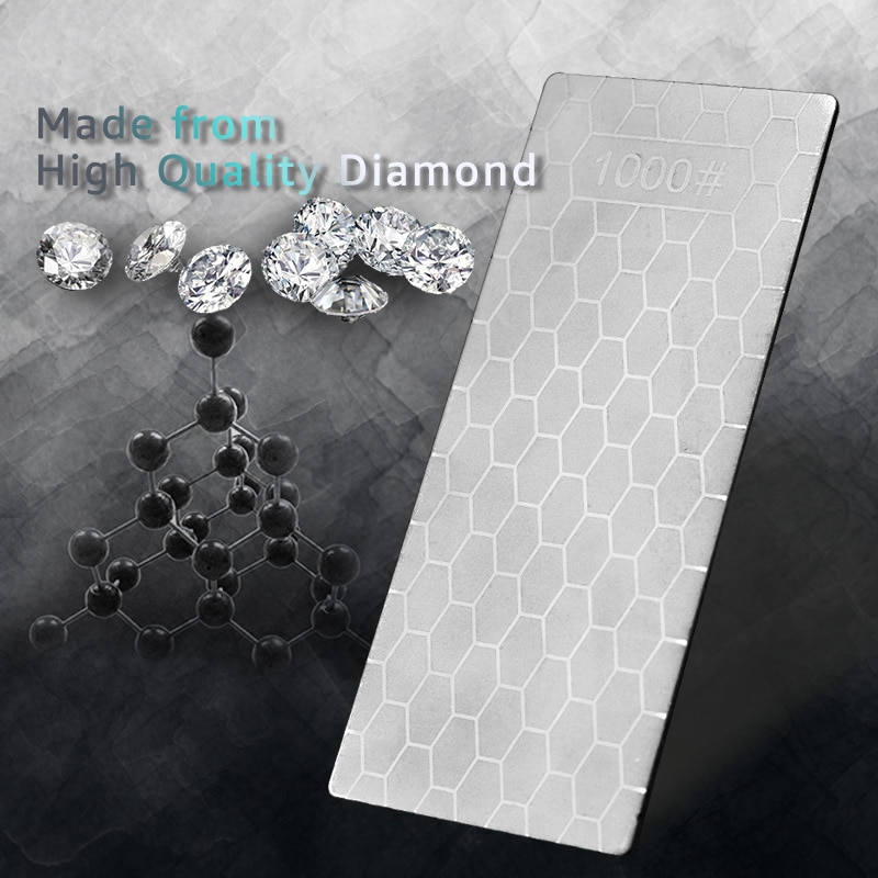 Diamond Knife Sharpening Stone 400# 1000# 600# Knife Sharpener Ultra-thin Honeycomb Surface Whetstone Grindstone Cutter Tool Set Diamond Knife Sharpening Stone 400# 1000# 600# Knife Sharpener Ultra-thin Honeycomb Surface Whetstone Grindstone Cutter Tool Set