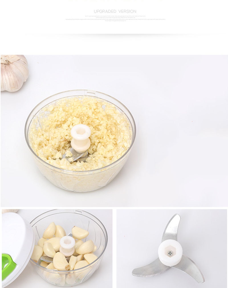 Drop shipping new High quality Chopper Garlic Cutter Vegetable Fruit Twist Shredder Manual Meat Grinder Drop shipping new High quality Chopper Garlic Cutter Vegetable Fruit Twist Shredder Manual Meat Grinder
