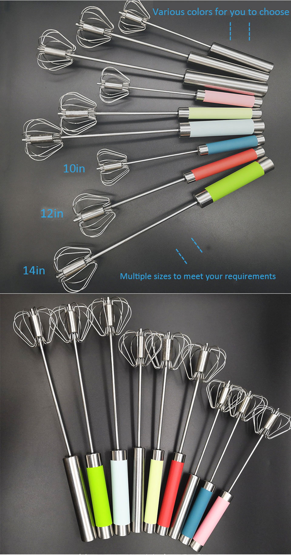 Semi-automatic Egg Beater 304 Stainless Steel Egg Whisk Manual Hand Mixer Self Turning Egg Stirrer Kitchen Accessories Egg Tools Semi-automatic Egg Beater 304 Stainless Steel Egg Whisk Manual Hand Mixer Self Turning Egg Stirrer Kitchen Accessories Egg Tools