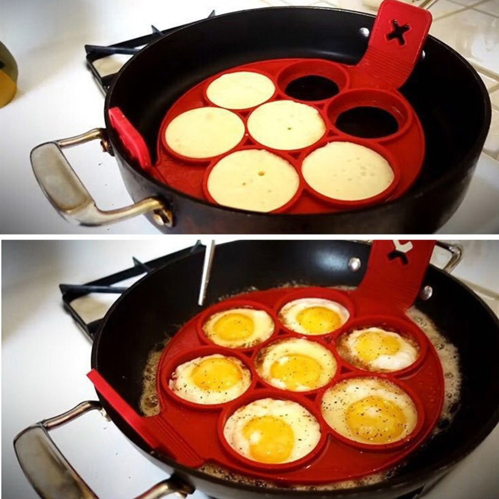 Pancake Maker Nonstick Cooking Tool Round Heart Pancake Maker Egg Cooker Pan Eggs Mold Kitchen Baking Accessories Pancake Maker Nonstick Cooking Tool Round Heart Pancake Maker Egg Cooker Pan Eggs Mold Kitchen Baking Accessories