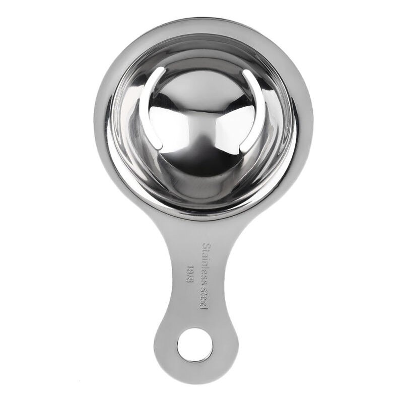 Stainless Steel Egg White Separator Tools Eggs Yolk Filter Gadgets Kitchen Accessories Separating Funnel Spoon Egg Divider Tool Stainless Steel Egg White Separator Tools Eggs Yolk Filter Gadgets Kitchen Accessories Separating Funnel Spoon Egg Divider Tool