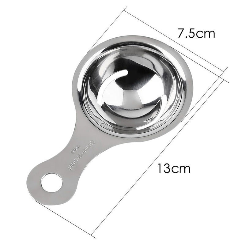 Stainless Steel Egg White Separator Tools Eggs Yolk Filter Gadgets Kitchen Accessories Separating Funnel Spoon Egg Divider Tool Stainless Steel Egg White Separator Tools Eggs Yolk Filter Gadgets Kitchen Accessories Separating Funnel Spoon Egg Divider Tool