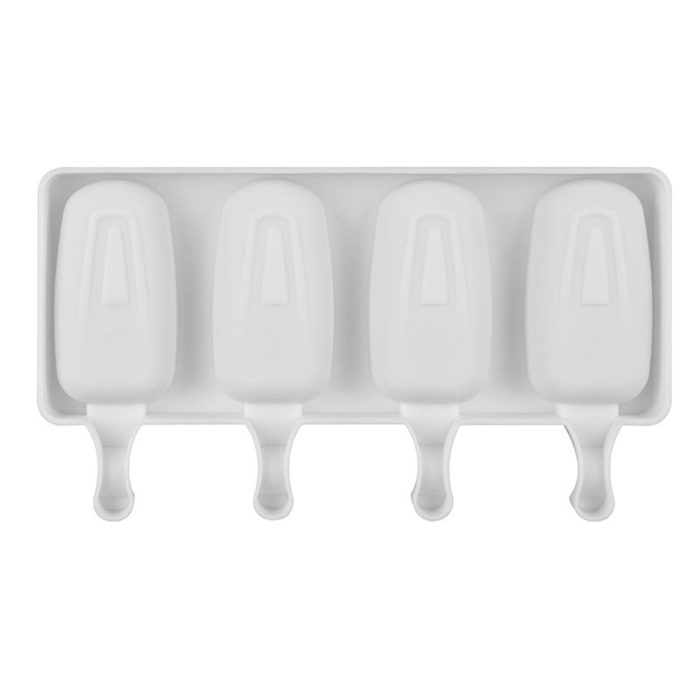 Food Safe Silicone Ice Cream Molds 4 Cell Frozen Ice Cube Molds Popsicle Maker DIY Homemade Freezer Ice Lolly Mould Food Safe Silicone Ice Cream Molds 4 Cell Frozen Ice Cube Molds Popsicle Maker DIY Homemade Freezer Ice Lolly Mould