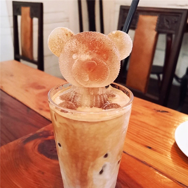 Ice Cube Maker Little bear dogShape Tray Ice Cream Tool Whiskey Wine Cocktail Ice Cube форма для льда силиконовые формы формы Ice Cube Maker Little bear dogShape Tray Ice Cream Tool Whiskey Wine Cocktail Ice Cube форма для льда силиконовые формы формы