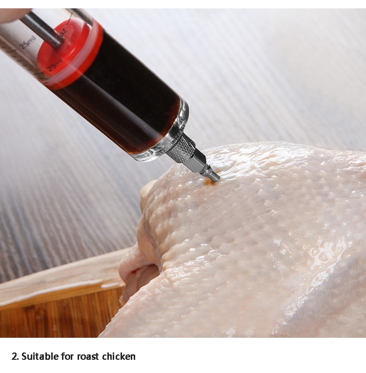 Flavor needle Turkey pork bbq steak meat sauces syringes marinades kitchen accessories Spices cooking tools kitchen gadgets Flavor needle Turkey pork bbq steak meat sauces syringes marinades kitchen accessories Spices cooking tools kitchen gadgets