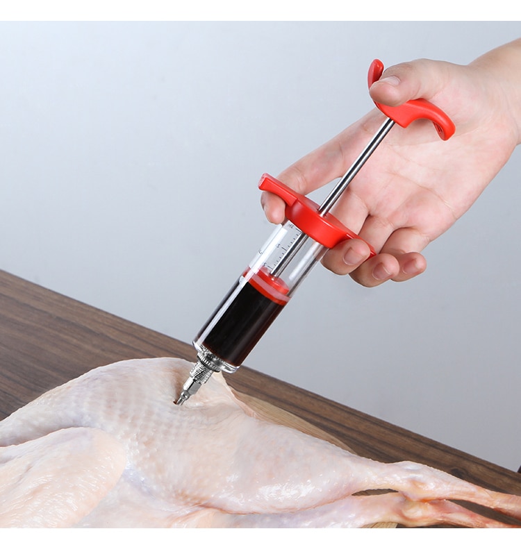 Flavor needle Turkey pork bbq steak meat sauces syringes marinades kitchen accessories Spices cooking tools kitchen gadgets Flavor needle Turkey pork bbq steak meat sauces syringes marinades kitchen accessories Spices cooking tools kitchen gadgets