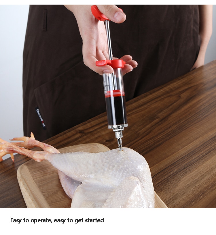 Flavor needle Turkey pork bbq steak meat sauces syringes marinades kitchen accessories Spices cooking tools kitchen gadgets Flavor needle Turkey pork bbq steak meat sauces syringes marinades kitchen accessories Spices cooking tools kitchen gadgets