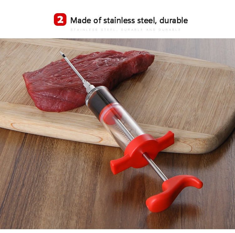 Flavor needle Turkey pork bbq steak meat sauces syringes marinades kitchen accessories Spices cooking tools kitchen gadgets Flavor needle Turkey pork bbq steak meat sauces syringes marinades kitchen accessories Spices cooking tools kitchen gadgets