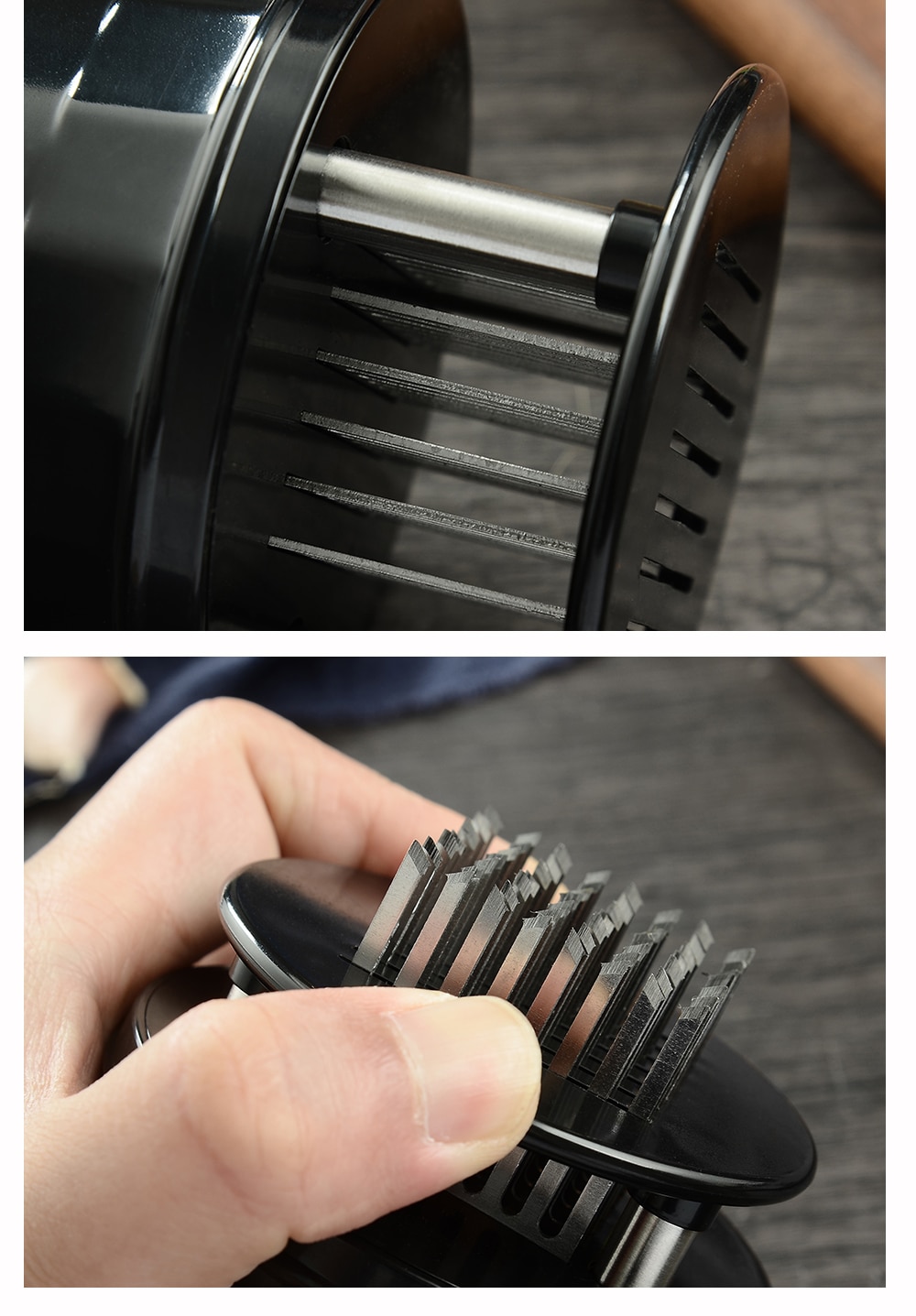 Professional Meat Tenderizer Needle With 56 Stainless Steel Blades Kitchen Cooking Tools Tender Meat Hammer For Beef Steak Professional Meat Tenderizer Needle With 56 Stainless Steel Blades Kitchen Cooking Tools Tender Meat Hammer For Beef Steak