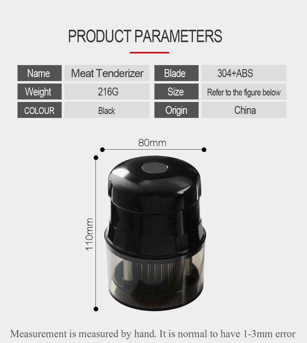 Professional Meat Tenderizer Needle With 56 Stainless Steel Blades Kitchen Cooking Tools Tender Meat Hammer For Beef Steak Professional Meat Tenderizer Needle With 56 Stainless Steel Blades Kitchen Cooking Tools Tender Meat Hammer For Beef Steak