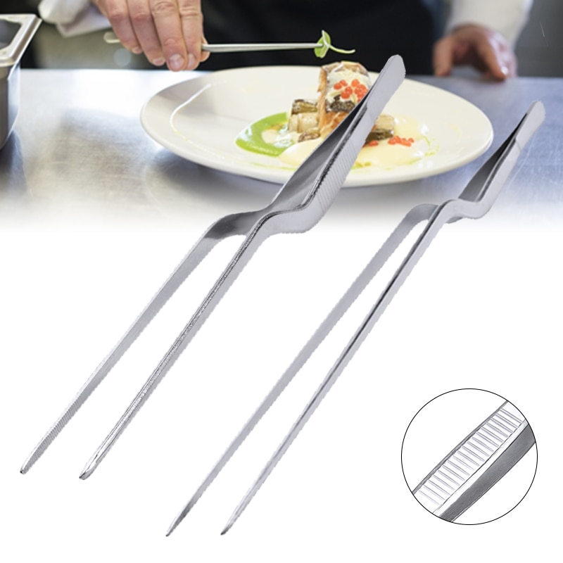 14/16/20/23/26/30cm Kitchen Tweezer BBQ Food Tweezer Clip Mini Chief Tongs Stainless Steel Portable For Picnic Barbecue Cooking 14/16/20/23/26/30cm Kitchen Tweezer BBQ Food Tweezer Clip Mini Chief Tongs Stainless Steel Portable For Picnic Barbecue Cooking