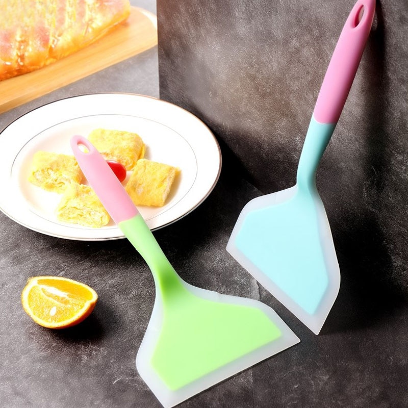 Pro Home Cooking Utensils Silicone Spatulas Beef Meat Egg Kitchen Scraper Wide Pizza Shovel Non-stick Turners Food Lifters Pro Home Cooking Utensils Silicone Spatulas Beef Meat Egg Kitchen Scraper Wide Pizza Shovel Non-stick Turners Food Lifters