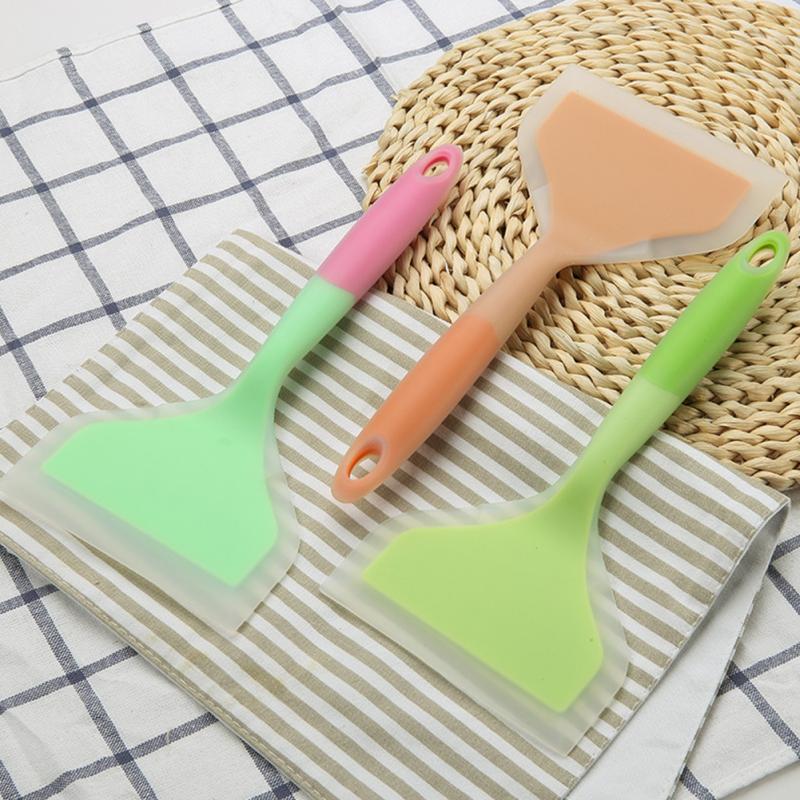 Pro Home Cooking Utensils Silicone Spatulas Beef Meat Egg Kitchen Scraper Wide Pizza Shovel Non-stick Turners Food Lifters Pro Home Cooking Utensils Silicone Spatulas Beef Meat Egg Kitchen Scraper Wide Pizza Shovel Non-stick Turners Food Lifters