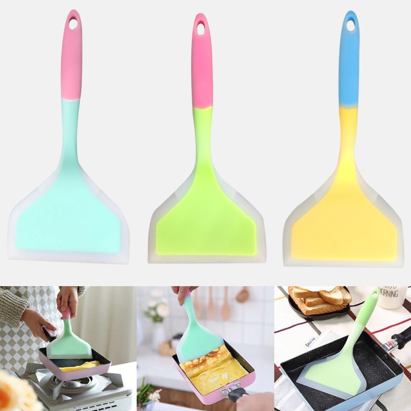 Pro Home Cooking Utensils Silicone Spatulas Beef Meat Egg Kitchen Scraper Wide Pizza Shovel Non-stick Turners Food Lifters Pro Home Cooking Utensils Silicone Spatulas Beef Meat Egg Kitchen Scraper Wide Pizza Shovel Non-stick Turners Food Lifters