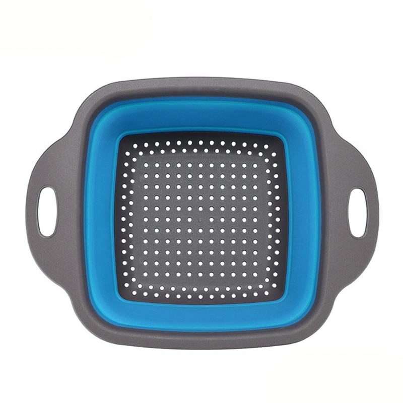 Foldable Fruit Vegetable Washing Basket Strainer Portabl Silicone Colander Collapsible Drainer With Handle Kitchen Tools Foldable Fruit Vegetable Washing Basket Strainer Portabl Silicone Colander Collapsible Drainer With Handle Kitchen Tools