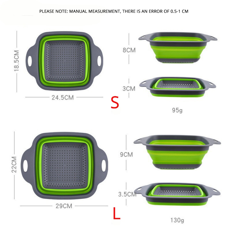 Foldable Fruit Vegetable Washing Basket Strainer Portabl Silicone Colander Collapsible Drainer With Handle Kitchen Tools Foldable Fruit Vegetable Washing Basket Strainer Portabl Silicone Colander Collapsible Drainer With Handle Kitchen Tools